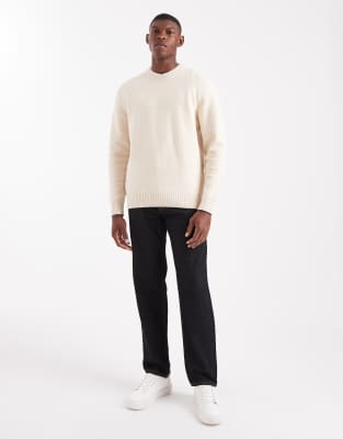 ONLY & SONS ONSKEN RLX SS CROCHET CREW KNIT 22032537 groen kopen bij