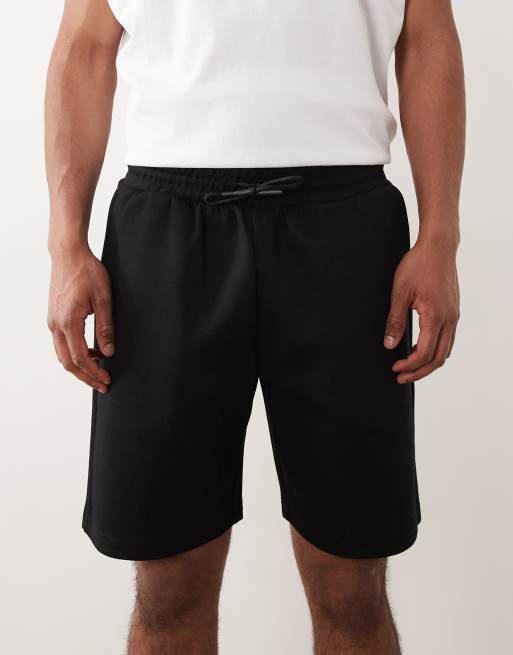ONLY & SONS relaxed fit airflex shorts in black, 4 of 5