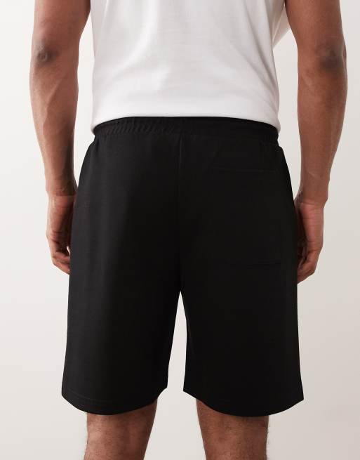 ONLY & SONS relaxed fit airflex shorts in black, 5 of 5