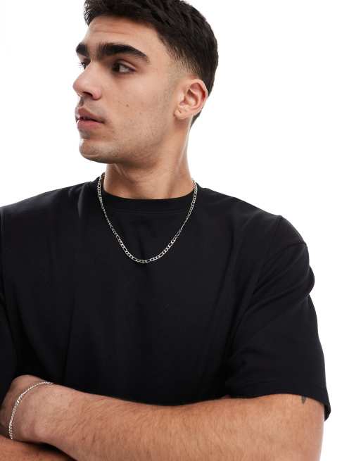 ONLY & SONS relaxed fit airflex t-shirt in black, 3 of 4