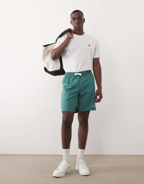 ONLY & SONS – Relaxed-Fit-Basketball-Shorts aus Netzstoff in Grün - view 1