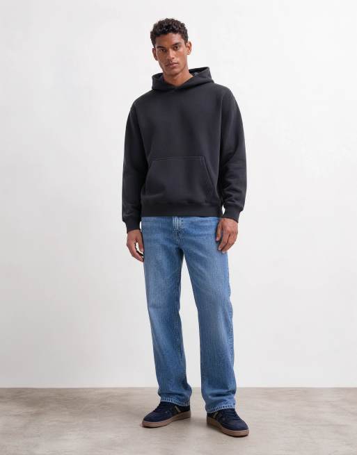 ONLY & SONS relaxed-fit hoodie co-ord in gewassen antracietgrijs, 8 van 10