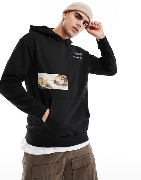 Hollister small scale logo relaxed fit hoodie with zip pocket in light  brown