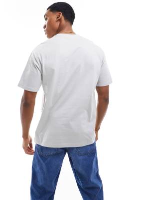 Only & Sons Relaxed Fit T-shirt In Gray