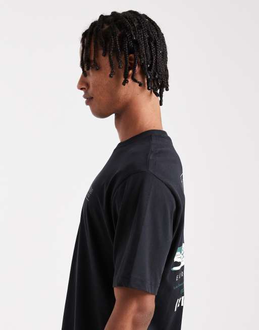 ONLY & SONS – Relaxed-Fit-T-Shirt in Schwarz mit klassischem Auto-Rückenprint, 4 von 5