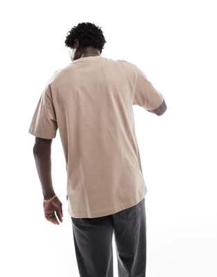 Only & Sons Relaxed Fit T-shirt In Brown