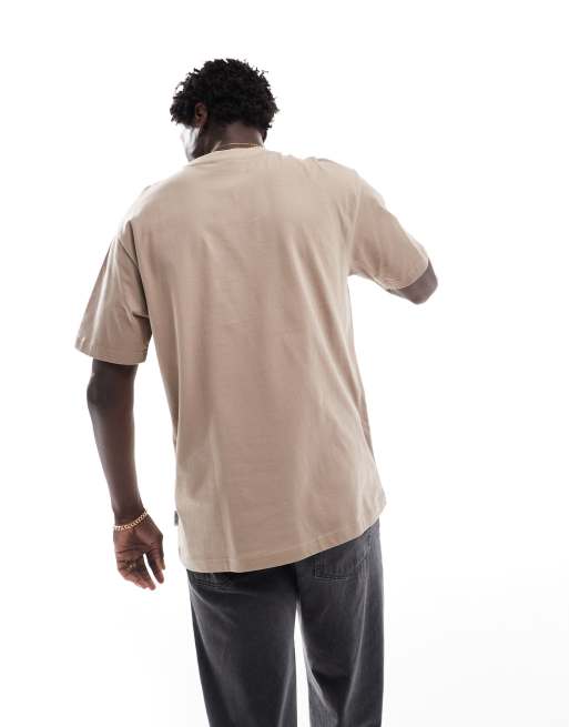 ONLY & SONS relaxed fit t-shirt in taupe, 2 of 4