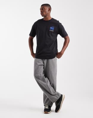 Only & Sons Relaxed Fit T-shirt With Chances Back Print In Black