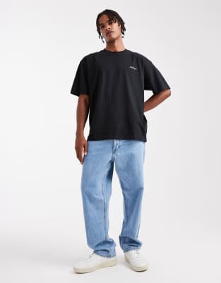 Only & Sons Relaxed Fit T-shirt With Diner Graphic Print In Black