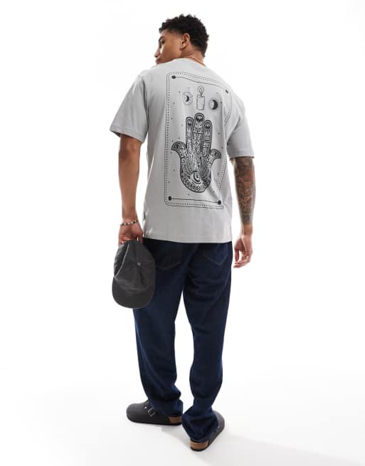 69SLAM☆HAMSA HAND JAMESON LOOSE TEE PRINTED パーカーTシャツ 69SLAM☆HAMSA HAND JAMESON LOOSE TEE PRINTED パーカーTシャツ