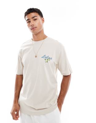 Only & Sons Relaxed Fit T-shirt With Lola's Marg Back And Front Prints