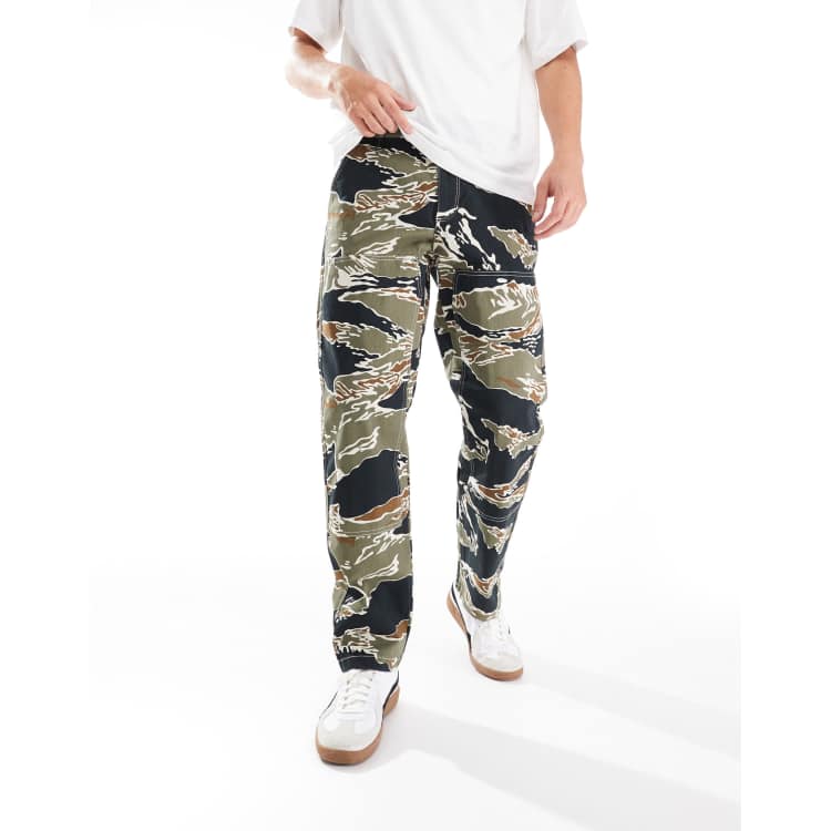 【KOOLOSET】Jungle Tiger Cargo Pants Jungle Tiger Cargo Pant-Washed Black | Cargo pants | Ed Hardy UK