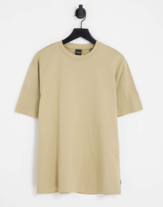 ONLY & SONS - relaxed t-shirt in beige