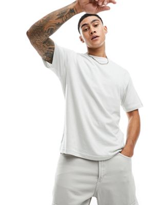Only & Sons relaxed t-shirt in light grey - ASOS Price Checker