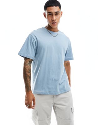 Only & Sons relaxed t-shirt in pale blue - ASOS Price Checker