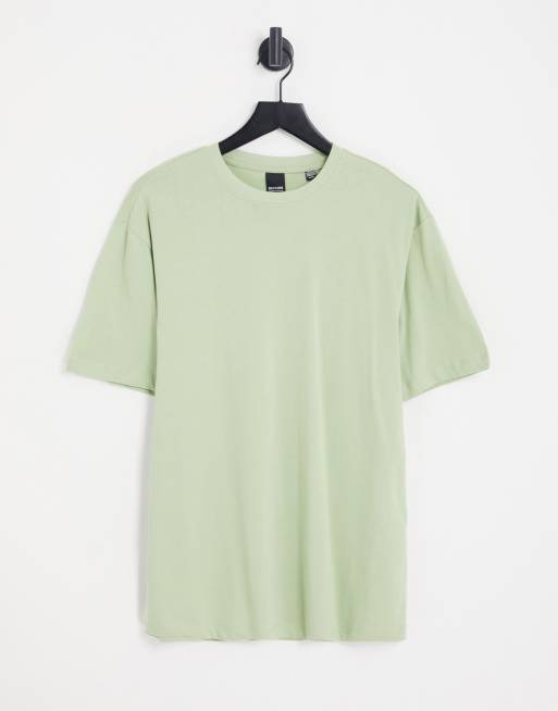 Only & Sons relaxed t-shirt in pale green | ASOS