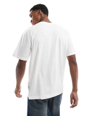 Only & Sons Relaxed T-shirt With No Risk Print In White