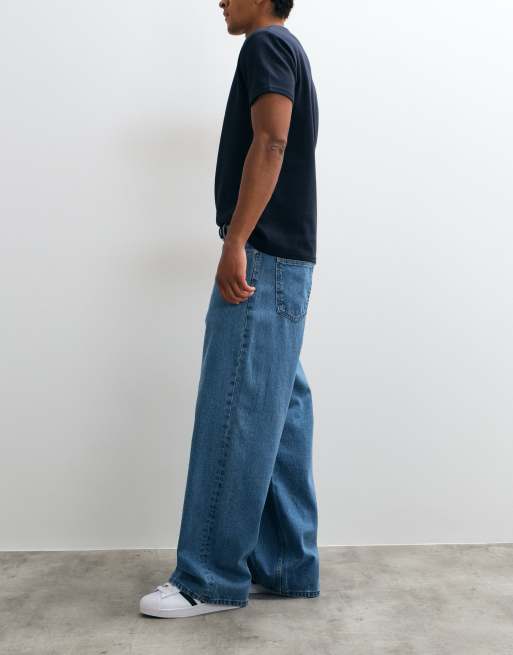 ONLY & SONS Remi jeansy z szerokimi nogawkami w średnioniebieskim denimu, 2 z 5