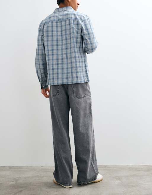 ONLY & SONS Remi wide leg jeans in mid grey denim, 3 of 5