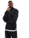 [ONLY & SONS] ONLY & SONS roll neck jumper in dark grey S Grey Pinstripe