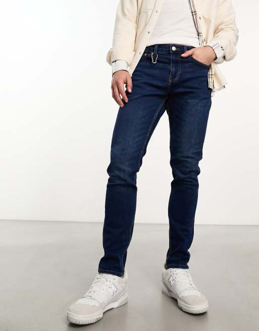 ONLY & SONS rope slim tapered fit jeans mid wash | ASOS