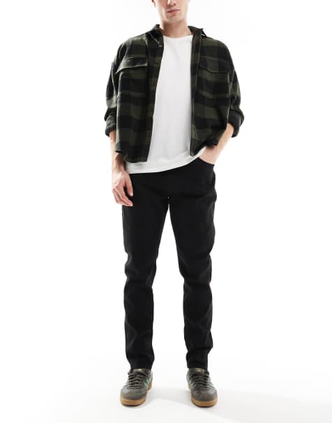 ONLY & SONS - Rope - Smalle jeans met toelopende pasvorm in zwart - view 1