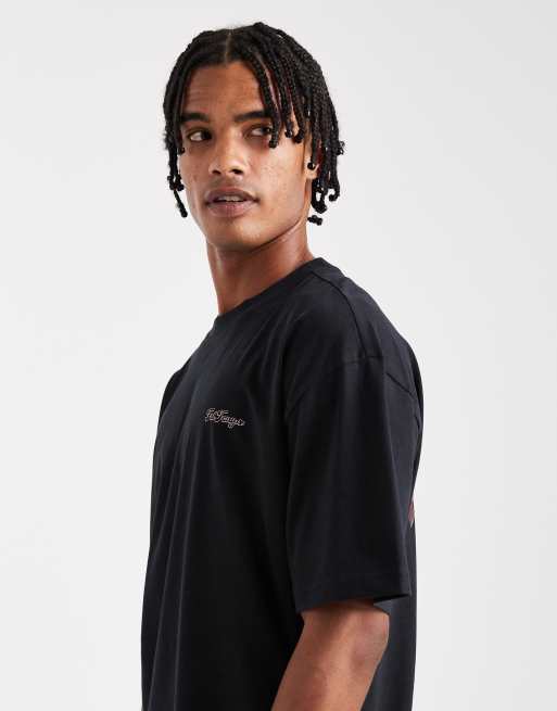 ONLY & Sons - Ruimvallend T-shirt met print van diner in zwart, 4 van 5