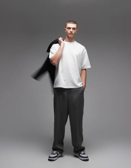 Only & Sons - Ruimvallend zacht Airflex T-shirt in wit, 3 van 5