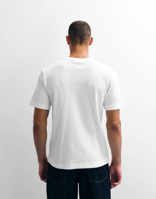 Only & Sons - Ruimvallend zacht Airflex T-shirt in wit, 3 van 7