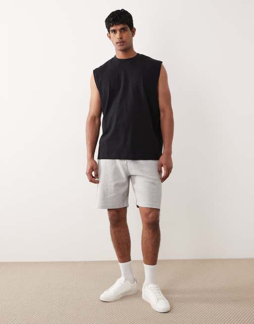 ONLY & SONS - Ruimvallende Airflex-short in lichtgrijs, 2 van 5