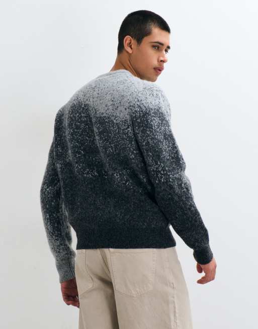 ONLY & SONS ruimvallende trui met ronde hals in lichtgrijs, 5 van 10