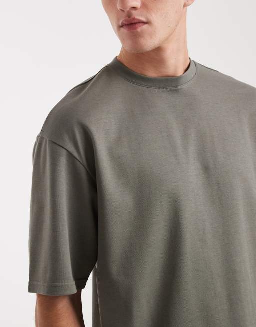 ONLY & SONS – Salviagrå, avslappnad t-shirt med airflex som andas, 5 av 5