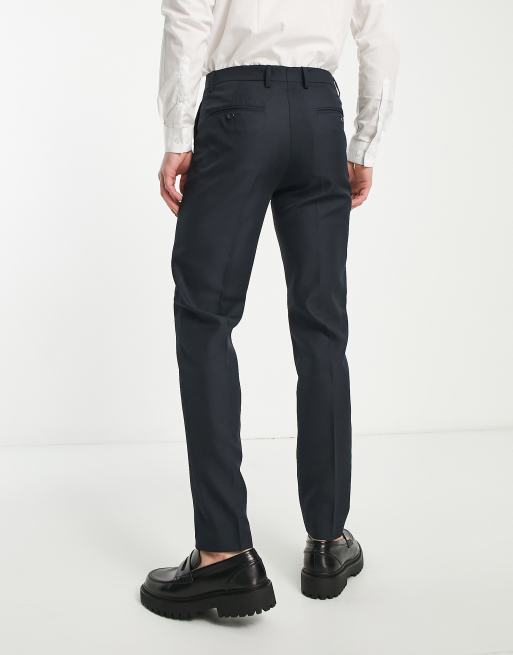 Only & Sons – Schmal geschnittene Anzughose in dunklem Marineblau, 2 von 5