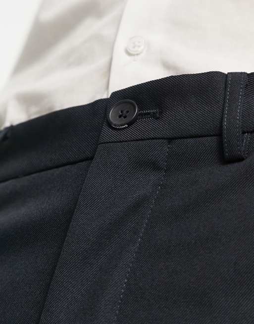 Only & Sons – Schmal geschnittene Anzughose in dunklem Marineblau, 3 von 5