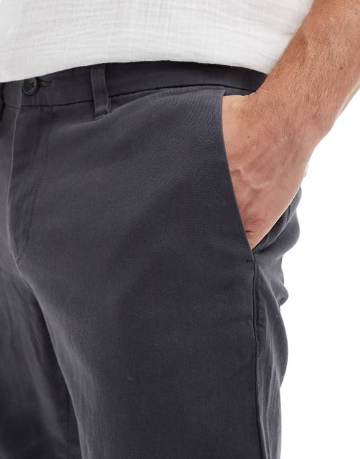 Only & Sons –Schmal geschnittene Chinos in Grau, 3 von 5