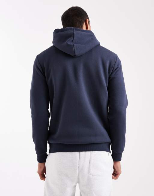 ONLY & SONS – Schmal geschnittener Kapuzenpullover in Marineblau, 3 von 5