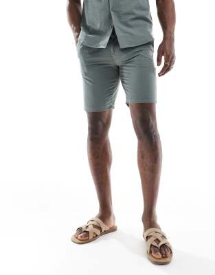 ONLY & SONS SEERSUCKER SHORTS CO-ORD