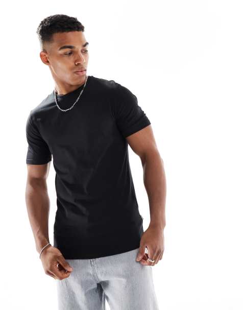 Only & Sons - Set van 2 T-shirts met ronde hals in zwart - view 1