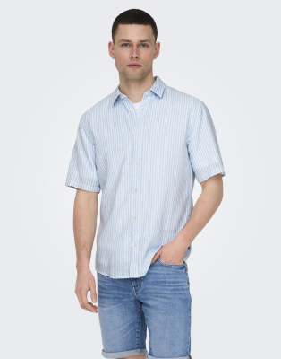 ONLY & SONS ONLY & SONS Shirt in light blue