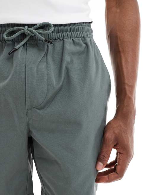 ONLY & SONS - Short à enfiler en sergé - Sarcelle foncé, 5 de 5