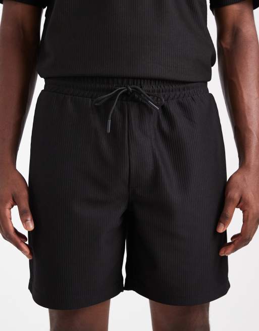ONLY & SONS - Short d'ensemble plissé à enfiler - Noir, 4 de 5
