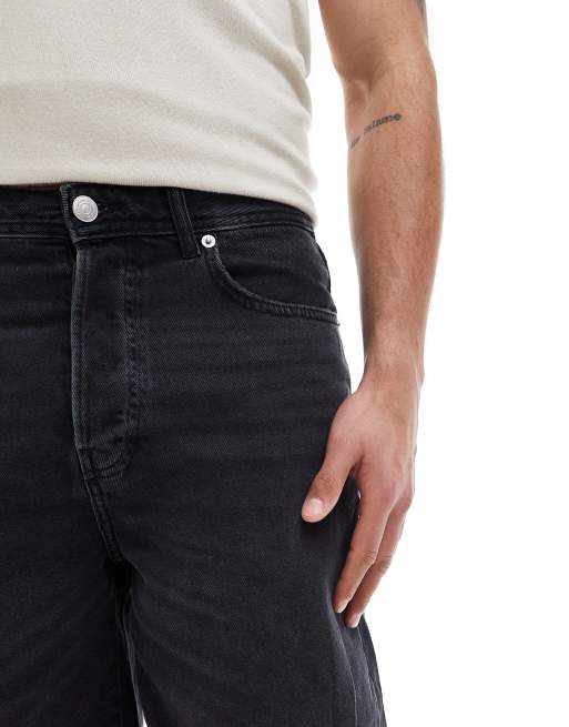 Only & Sons - Short en jean coupe ample - Noir délavé, 3 de 5