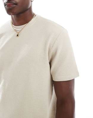 Only & Sons Short Sleeve Waffle T-shirt