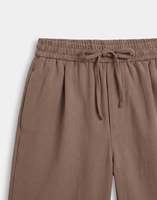 ONLY & SONS shorts a pieghe marrone chiaro, 9 di 10