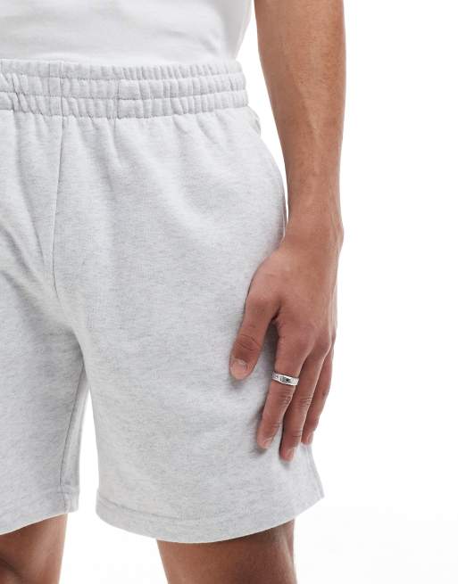ONLY & SONS – Shorts aus Sweatshirt-Stoff in Hellgrau meliert, 3 von 5