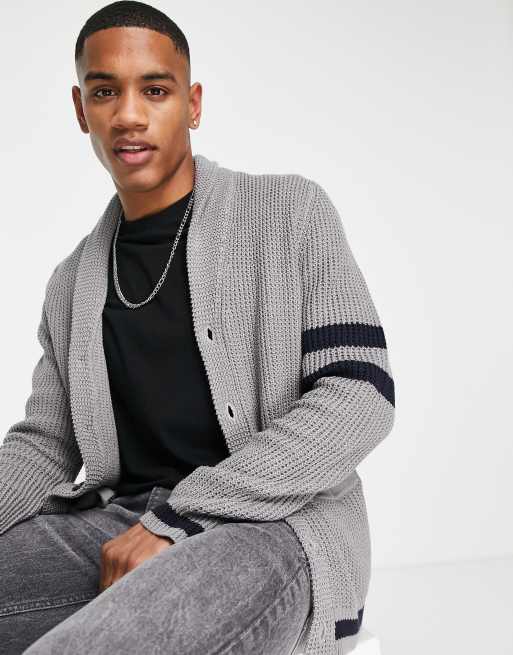 Only & Sons - Sjaalvest in grijs