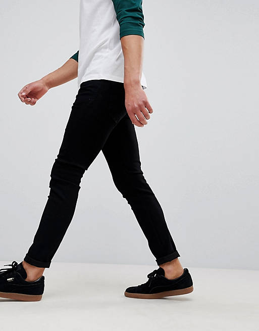 Mainstream sammensnøret tidevand Only & Sons skinny black jeans | ASOS