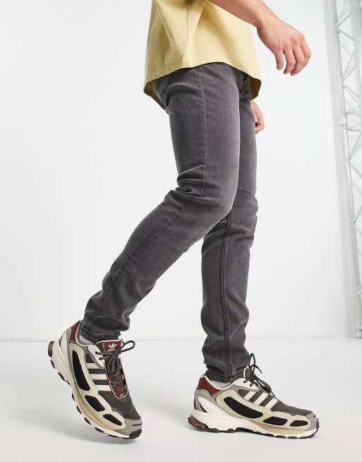 Only & Sons skinny fit jeans in grey, 4 of 4