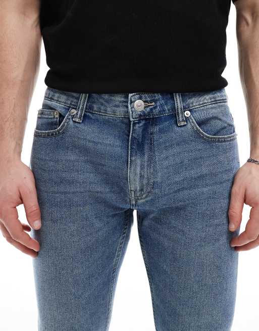 ONLY & SONS - Skinny-jeans i lyseblå vask, 4 af 5