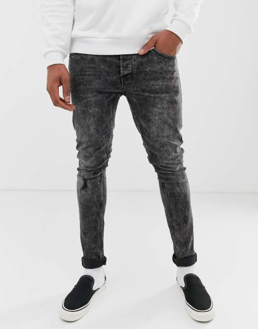 Dark acid wash sales jeans